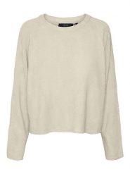 Vero Moda Sweter w kolorze beżowym rozmiar: XL. Brązowe swetry klasyczne damskie Vero Moda, xl, bez kołnierzyka. Za 66.00 zł.