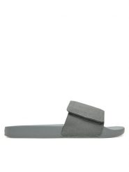 Calvin Klein Klapki Adj Pool Slide Canvas Logo HM0HM01749 Szary. Szare klapki i japonki męskie CALVIN KLEIN, z materiału. Za 159.99 zł.
