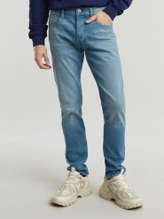 G-Star Dżinsy - Slim fit - w kolorze błękitnym rozmiar: W28/L32. Niebieskie jeansy męskie G-Star. Za 154.07 zł.