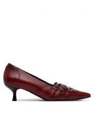 Vagabond Shoemakers Szpilki Lykke 5714-118-47 Czerwony. Czerwone szpilki Vagabond Shoemakers, bez wzorów, ze skóry, bez obcasa. Za 359.99 zł.