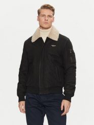 Aeronautica Militare Kurtka z imitacji skóry 242PN948PL248 Czarny Regular Fit. Czarne kurtki męskie AERONAUTICA MILITARE, m, bez wzorów, ze skóry, bez kaptura. Za 3,599.00 zł.