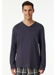 Schiesser Koszulka piżamowa w kolorze granatowym rozmiar: 56. Niebieskie piżamy męskie Schiesser, bez wzorów, z bawełny, bez ramiączek. Za 86.99 zł.