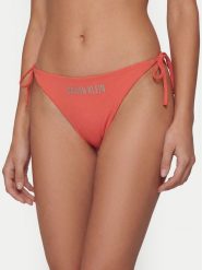 Calvin Klein Swimwear Dół od bikini LV00Q61220 Różowy. Czerwone bikini damskie Calvin Klein Swimwear, bez wzorów. Za 189.99 zł.