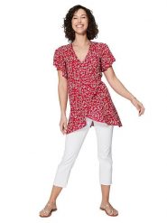 Ipanima Tunika w kolorze bordowym rozmiar: 34/36. Czerwone tuniki damskie Ipanima, bez wzorów, z wiskozy, bez kołnierzyka, bez ramiączek. Za 78.99 zł.