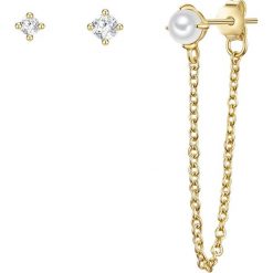 Glanzstücke München Srebrne kolczyki sztyfty srebro wysokiej próby Cyrkonia Perła hodowlana słodkowodna srebrny Kolczyki 1 ct Damski. Szare kolczyki damskie Glanzstücke München, z cyrkonią, pozłacane, na sztyftcie. Za 199.99 zł.