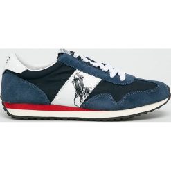 Polo Ralph Lauren - Buty. Niebieskie buty sportowe na co dzień męskie Polo Ralph Lauren, z gumy, bez zapięcia. Za 499.90 zł.