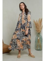 Curvy Lady Sukienka w kolorze czarnym rozmiar: 40/42. Czarne sukienki damskie Curvy Lady, na co dzień, bez wzorów, z bawełny, klasyczne, bez kołnierzyka, bez ramiączek, maxi, proste. Za 131.74 zł.