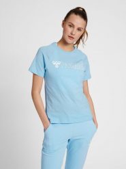 Koszulka damska Hummel Noni 2.0. Niebieskie t-shirty damskie HUMMEL, xs, bez wzorów, z bawełny, bez kołnierzyka. Za 96.50 zł.