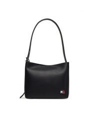 Tommy Jeans Torebka Tjw Cool Hobo Bag AW0AW17871 Czarny. Czarne torebki klasyczne damskie Tommy Jeans, bez wzorów, z jeansu, bez dodatków. Za 439.99 zł.