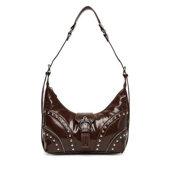 Torebka DeeZee. Brązowe torebki klasyczne damskie DeeZee, bez wzorów, bez dodatków. Za 139.99 zł.