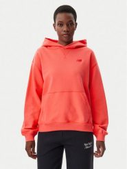 New Balance Bluza WT41537 Pomarańczowy Relaxed Fit. Brązowe bluzy bez kaptura damskie New Balance, m, z bawełny. Za 229.99 zł.
