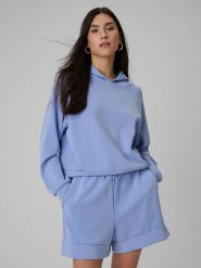 4F Bluza dresowa regular z kapturem damska - granatowa S. Niebieskie bluzy z kapturem damskie 4f, s, z dresówki. Za 199.99 zł.