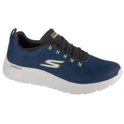 Buty sportowe Sneakersy męskie, Go Walk Flex - Vespid. Niebieskie buty sportowe na co dzień męskie Skechers, bez zapięcia, trekkingowe. Za 279.99 zł.