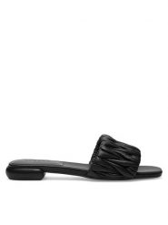 Badura Klapki FELICIE-V1328L-36-1 Czarny. Czarne klapki damskie Badura, bez wzorów, ze skóry, bez obcasa. Za 229.99 zł.