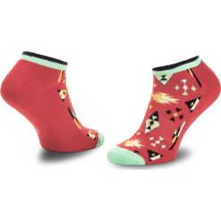 Skarpety Niskie Unisex HAPPY SOCKS - ATINC05-4000 Czerwony. Czerwone skarpetki damskie Happy Socks, bez wzorów, z bawełny. Za 39.90 zł.