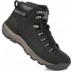 Męskie buty trapery trekkingowe czarne CATERPILLAR CAT. Czarne buty trekkingowe męskie CATerpillar, na zimę, bez zapięcia, trekkingowe. Za 429.00 zł.