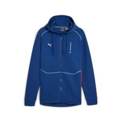 Bluza z kapturem męska Puma BMW MMS 62414404. Niebieskie bluzy sportowe męskie Puma, l, z bawełny. Za 309.93 zł.