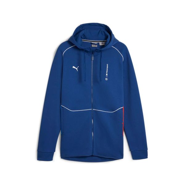 Bluza z kapturem męska Puma BMW MMS 62414404. Niebieskie bluzy sportowe męskie Puma, l, z bawełny. Za 309.93 zł.