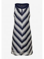 More & More Sukienka w kolorze granatowo-białym rozmiar: 34. Białe sukienki damskie MORE & MORE, bez wzorów, bez kołnierzyka, bez ramiączek, midi. Za 134.85 zł.