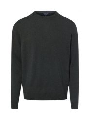 Andrew James sweter z czystego kaszmiru Mężczyźni Kaszmir (100%) szary|zielony, XL. Szare swetry męskie Andrew James, m, bez wzorów, z kaszmiru, bez kołnierzyka. Za 749.95 zł.