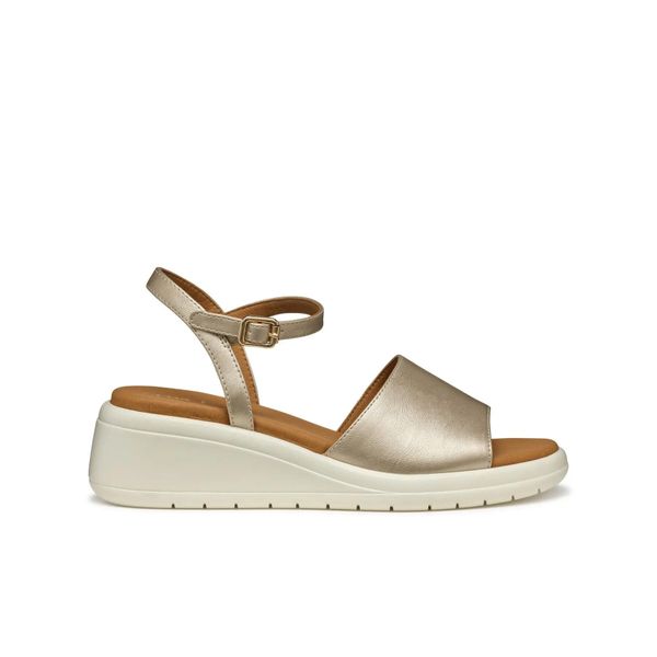 Damskie sandały z klinem Geox Meliconia A. Żółte sandały damskie Converse, bez wzorów, z gumy, bez obcasa, na koturnie. Za 316.00 zł.