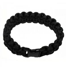 Bransoletka paracord czarna MFH. Czarne bransoletki damskie MFH. Za 21.77 zł.