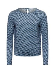 Opus koszulka z długim rękawem - Sutha Kobiety wiskoza niebieski, 40. Niebieskie t-shirty damskie Opus, bez wzorów, z wiskozy, bez kołnierzyka. Za 149.95 zł.