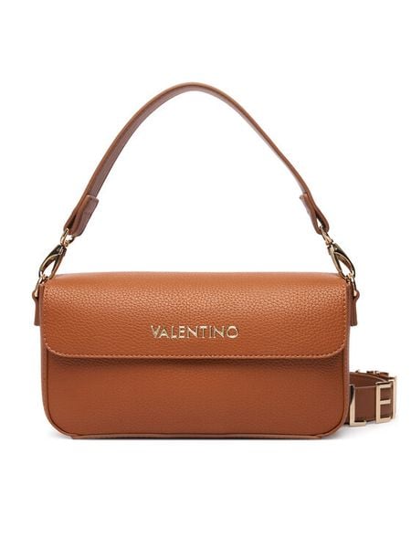Valentino Torebka Alexia VBS5A804 Brązowy. Brązowe torebki klasyczne damskie Valentino, bez wzorów, ze skóry, bez dodatków. Za 449.99 zł.