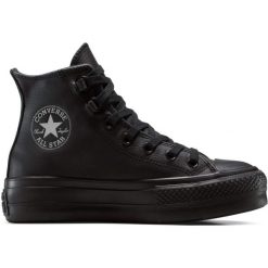 Buty sportowe Converse Chuck Taylor All Star Lift. Czarne buty sportowe na co dzień męskie Converse, ze skóry, bez zapięcia, na fitness i siłownię. Za 690.00 zł.