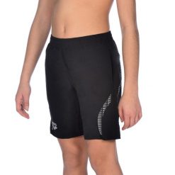 Spodenki Arena Junior Team Line Bermuda. Czarne szorty damskie Arena, bez wzorów, młodzieżowe. Za 77.33 zł.