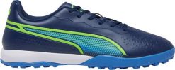Buty treningowe męskie Puma King Match. Niebieskie buty fitness męskie Puma, na fitness i siłownię. Za 317.70 zł.