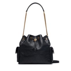 Torebka Tory Burch. Czarne torebki klasyczne damskie Tory Burch, bez wzorów, bez dodatków. Za 2,914.99 zł.