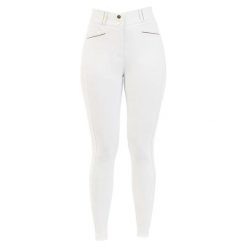 Damskie spodnie jeździeckie o pełnej przyczepności ANKY Prospect C-Wear. Białe spodnie materiałowe damskie ANKY, bez wzorów, z materiału, eleganckie. Za 667.00 zł.