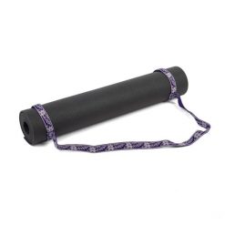 Pasek do transportu maty na rzep Bodhi Velcro. Fioletowe paski męskie BODHI, bez wzorów, z materiału. Za 29.00 zł.