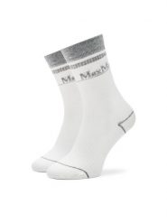 Max Mara Leisure Skarpety długie Gabarra 2426556018 Szary. Szare skarpetki damskie Max Mara Leisure, bez wzorów, z bawełny. Za 109.99 zł.