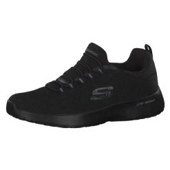 Buty do chodzenia męskie Skechers Dynamight. Czarne buty sportowe na co dzień męskie Skechers, bez zapięcia, trekkingowe. Za 199.99 zł.