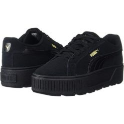 Buty Puma Karmen 384614 01 czarne. Czarne buty sportowe na co dzień damskie bez wzorów, z gumy. Za 432.01 zł.