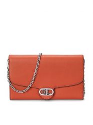Lauren Ralph Lauren Torebka 431902100016 Pomarańczowy. Brązowe torebki klasyczne damskie Lauren Ralph Lauren, bez wzorów, ze skóry, wizytowe, bez kołnierzyka, bez ramiączek. Za 399.99 zł.