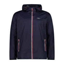 Kurtka przeciwdeszczowa z kapturem CMP. Niebieskie kurtki męskie CMP, xl, bez wzorów, sportowe, z kapturem. W wyprzedaży za 99.99 zł.