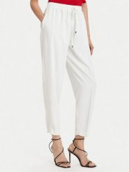 ACCESS FASHION Spodnie materiałowe 63-5101-183 Biały Regular Fit. Białe spodnie materiałowe damskie ACCESS FASHION, bez wzorów, z materiału. Za 449.99 zł.