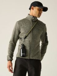 Regatta Kurtka polarowa "Newhill" w kolorze khaki rozmiar: XL. Brązowe kurtki męskie Regatta, xl, bez wzorów, z polaru, bez kaptura. Za 119.68 zł.