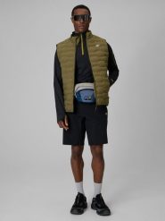 4F Spodenki trekkingowe szybkoschnące męskie - czarne L. Czarne szorty męskie 4f, bez wzorów, z materiału. Za 169.99 zł.