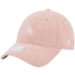 Czapka z daszkiem damska New Era Wmns 9FORTY Teddy Los Angeles Dodgers Cap. Czerwone czapki z daszkiem damskie New Era, bez wzorów, z materiału. Za 139.99 zł.