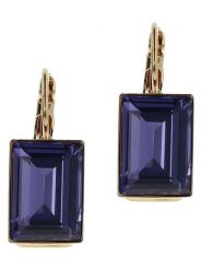 Otazu Pozłacane kolczyki z kryształami Swarovski rozmiar: onesize. Niebieskie kolczyki damskie Otazu, z kryształem, pozłacane. Za 139.20 zł.