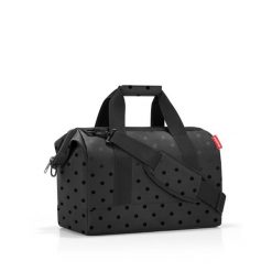 Torba allrounder m, glossy dots black. Czarne torby sportowe damskie Reisenthel, z materiału. Za 204.00 zł.