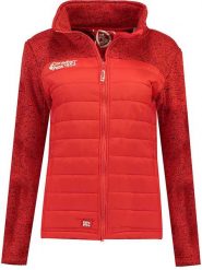Canadian Peak Kurtka polarowa "Uchampionne" w kolorze czerwonym rozmiar: XXL. Czerwone kurtki damskie Canadian Peak, xxl, bez wzorów, z polaru, bez kaptura. Za 105.38 zł.