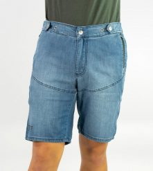 Pantalón Mountain Bike (MTB) Ride Jeans Stone Unisex. Niebieskie szorty męskie JEANSTRACK, bez wzorów, z bawełny, klasyczne. Za 229.45 zł.