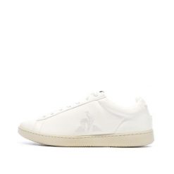 Buty Le Coq Sportif Gaia Blanc. Białe buty sportowe na co dzień męskie Le Coq Sportif, z bawełny, bez zapięcia, trekkingowe. Za 378.00 zł.