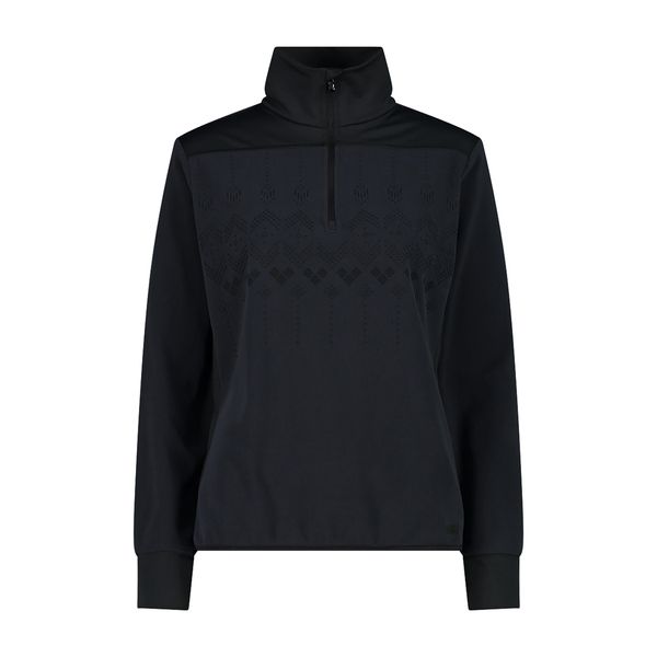 Bluza damska turystyczna CMP 34G4206. Czarne bluzy z kapturem damskie CMP, s, z materiału. Za 269.99 zł.