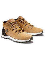 Timberland Skórzane buty trekkingowe "Sprint" w kolorze jasnobrązowym rozmiar: 41. Brązowe buty trekkingowe męskie Timberland, bez zapięcia, do biegania. Za 271.03 zł.